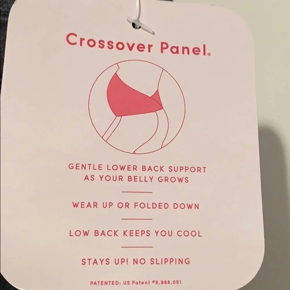 Isabel Maternity MIDI Shorts Black 8 waist 29 NWT - Picture 12 of 12